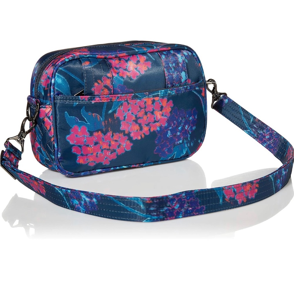 Lug Carousel Crossbody & Splits Wallet Hydrangea Navy - Picture 6 of 16